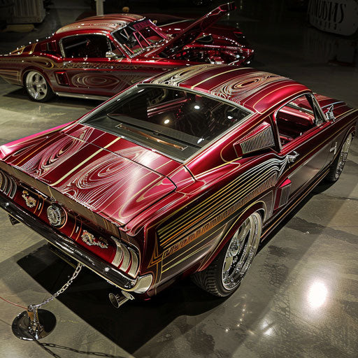 Ford Mustang GT Shelby Classic with hydraulics and custom paint