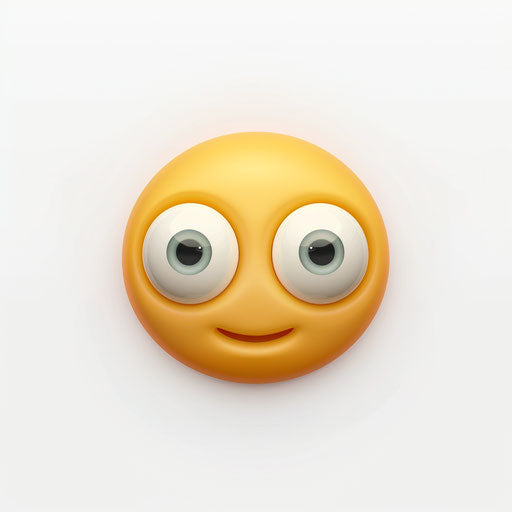 Smiling face with wide open eyes