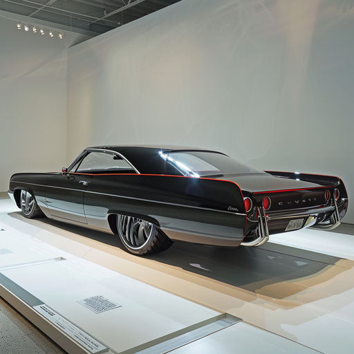 1967 Chevy Bel Air with retro-futuristic redesign
