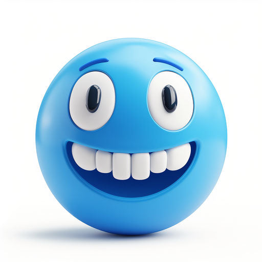 Custom Blue Emoji Designs for Brand Personalization