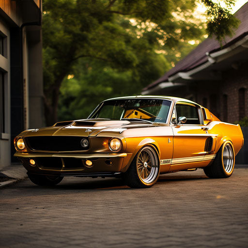 Ford Mustang GT Shelby Classic Champaign Color