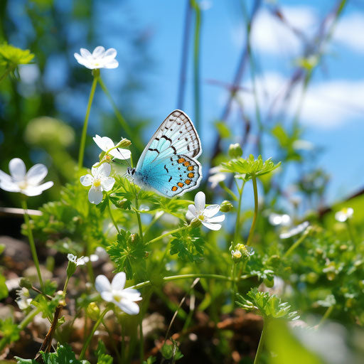 Free butterfly, high quality wallpaper, visually poetic style