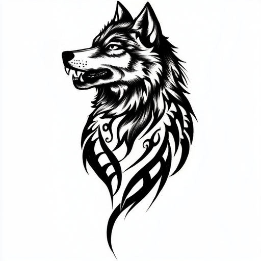 Wolf Tattoos For Men Stencil Tattoo Kit