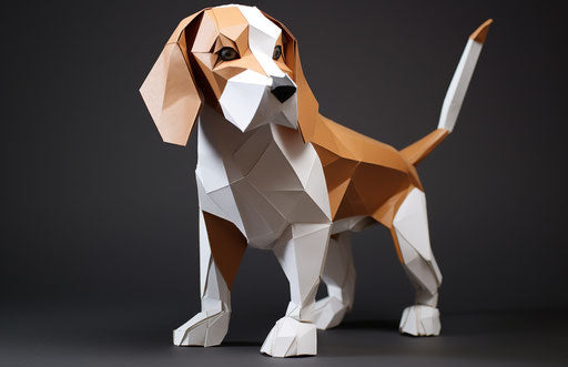 The beagle in the field, in the style of intriguingly taboo, accurate and detailed, anglocore, modern and sleek 17:11