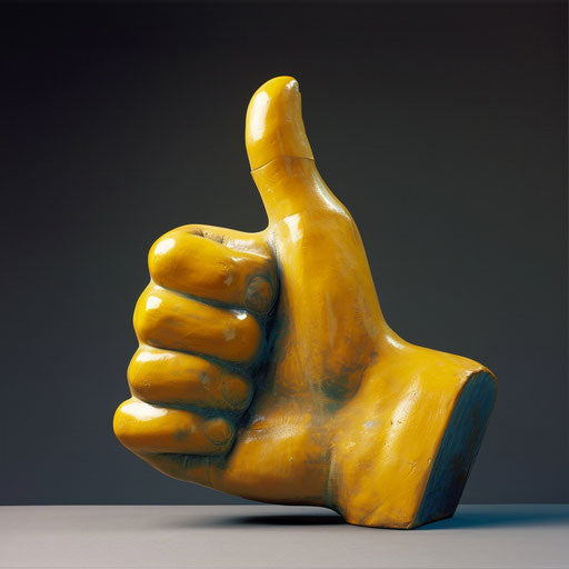 Icon for the thumb up sign, Patrick Woodroffe style