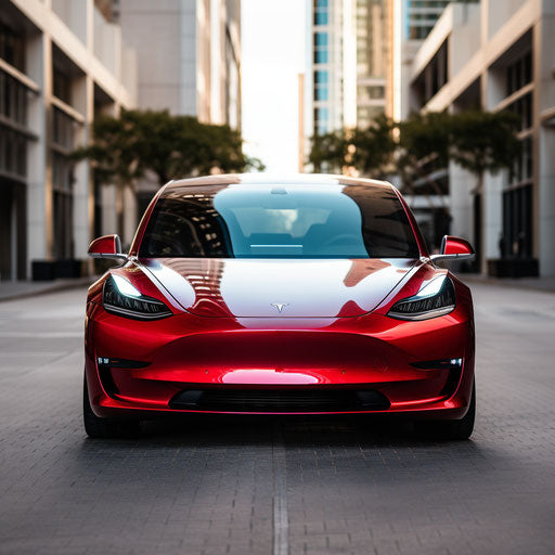 Front view of the Tesla Model 3
