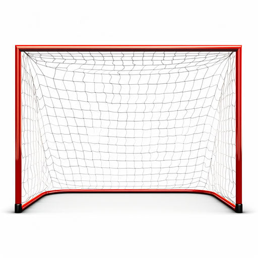Soccer goal clipart in Minimalist style, on white background
