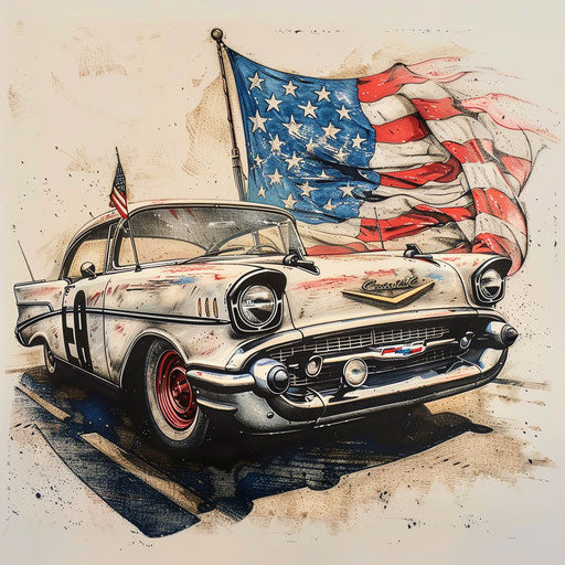 American Tattoo Vector Art