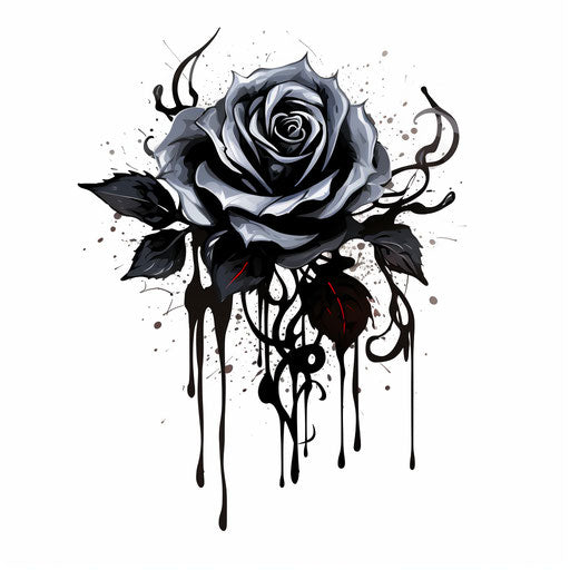 Black Rose Tattoo Blueprint Pack