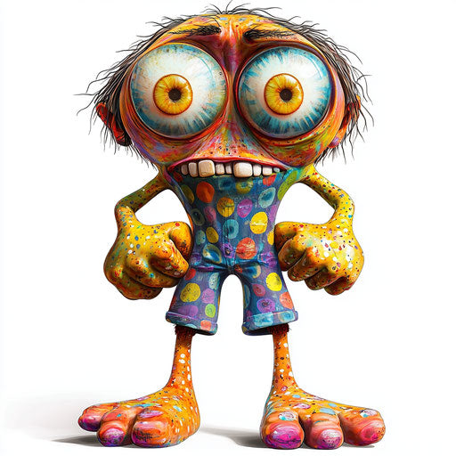 Customizable Pants Caricature Clipart for Unique Creations