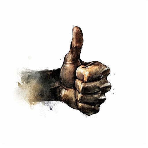 Chiaroscuro Art style illustration on white background