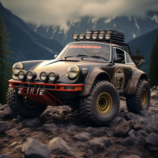 Porsche 911 Carrera Classic Rally Version with Off-Road Mods