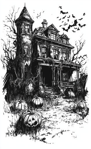 Ghoulish Halloween Halloween Design in High Resolution