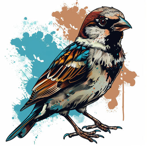 Tattoo sketch of Russian mafia sparrow