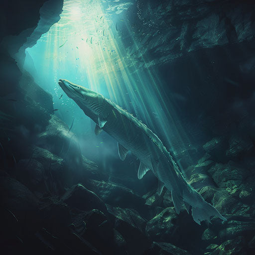 White Sturgeon Endangered: Thematic Decor with Wild Beauty