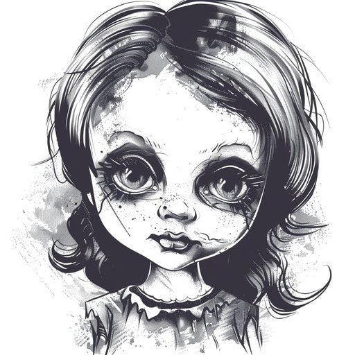 Horror Tattoo Design Masterpiece