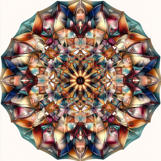 Photo realistic clipart of a Kaleidoscope, high resolution, isolated