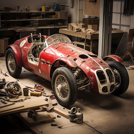 Restoration of a 2-seater classic Alfa Romeo