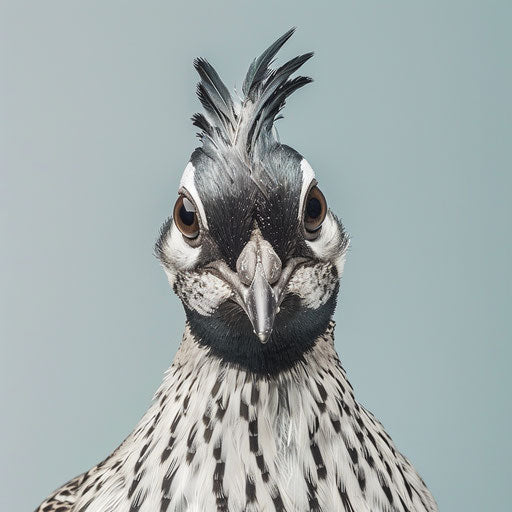 Bird, Elke Vogelsang style, curious expression