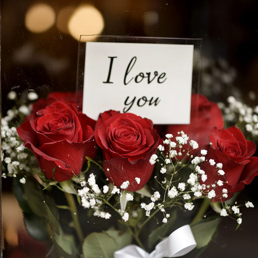 Romantic bouquet for Valentine's Day