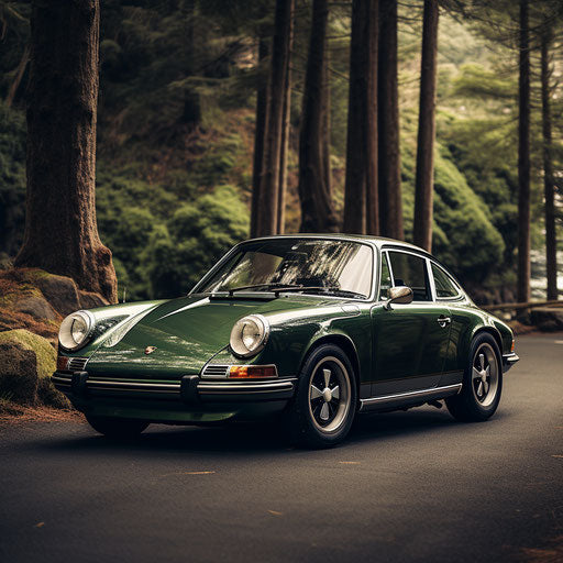 Red car from the 1960s