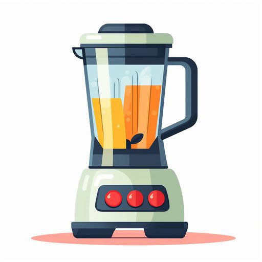 Blender clipart in Minimalist style, on white background