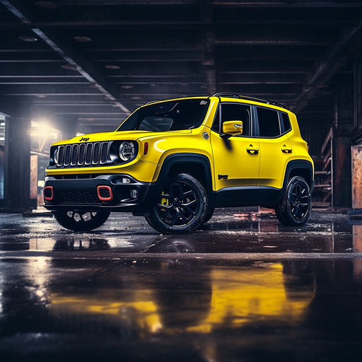 Bright yellow renegade classic 4x4