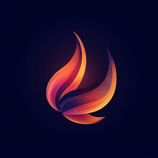 Flame of passion for company logo
