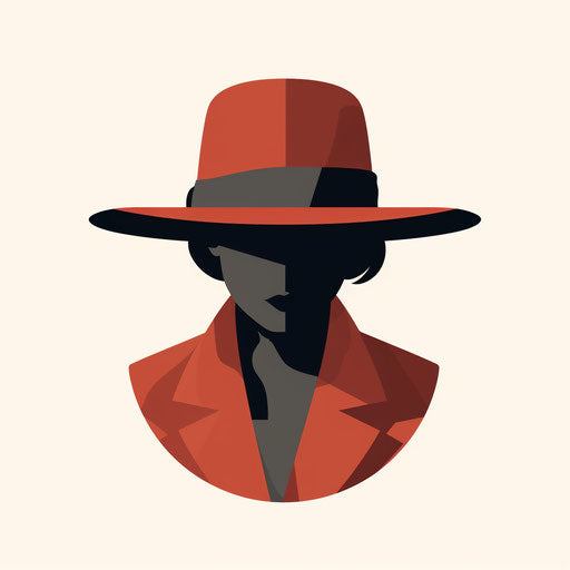 Mystery clipart in the style of Minimalist, on a white background