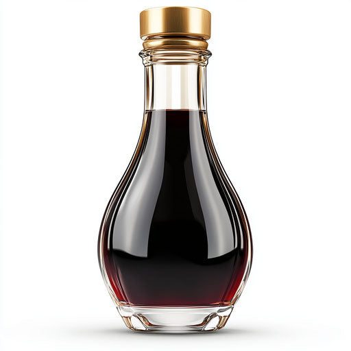 Realistic depiction of Soy Sauce, high-res, transparent background