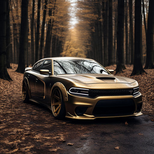 Dodge Charger Hellcat Gold