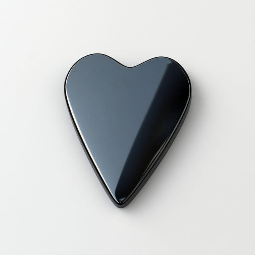 3D Guitar Pick on flat white background, isolated clipart