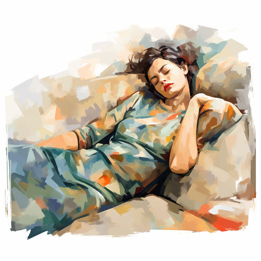 Worn-out artwork in the Impressionistic Art style