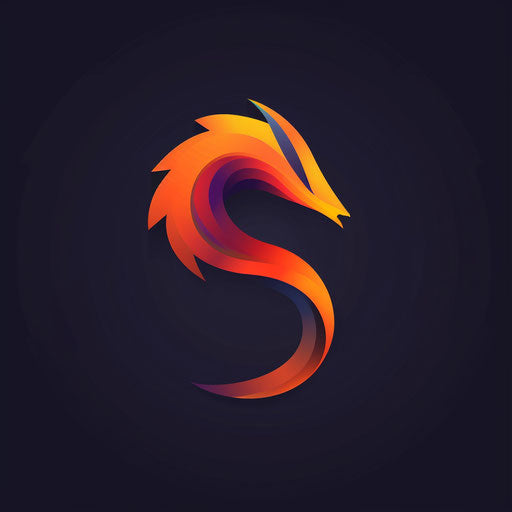 Bold, dynamic creative logo design with high contrast