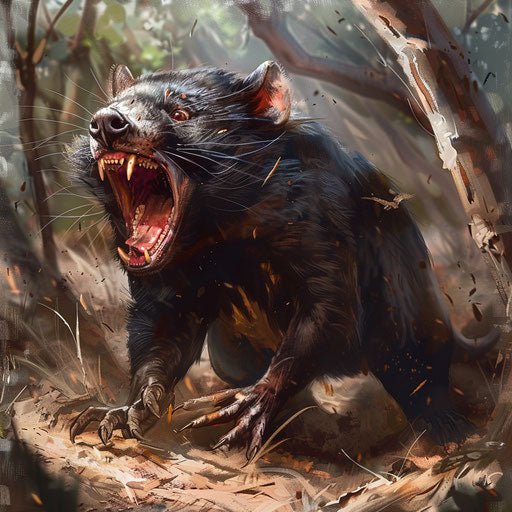 Untamed fury in the wild