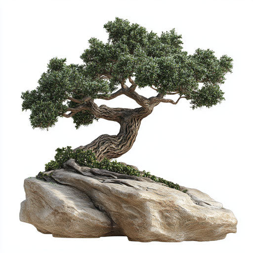 Realistic clipart of a Cedar Tree, high resolution, no background