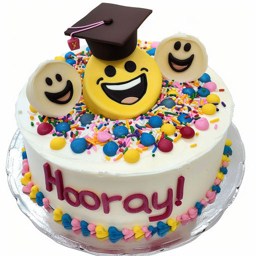 Festive emoji cake delight