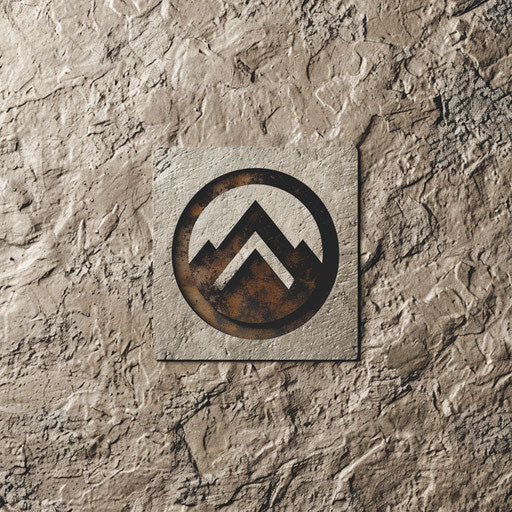 Brand logo design with vintage fonts and earthy tones