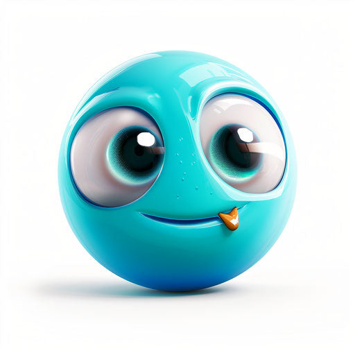 Smug character eye planet