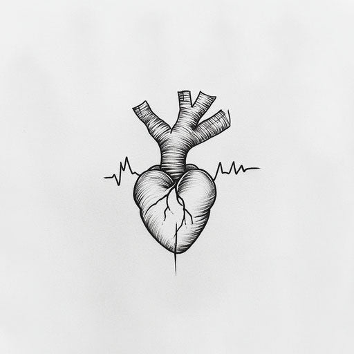 Simple flat tattoo sketches for men