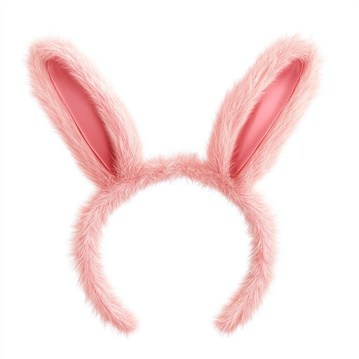 Realistic clipart of bunny ears headbands