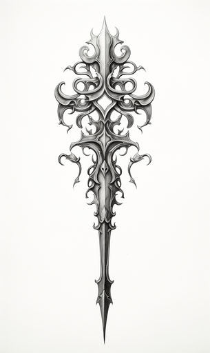 Sword Tattoo Designs for Men WWE Legend