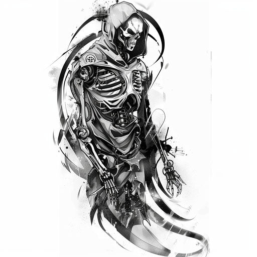 Futuristic robotic reaper