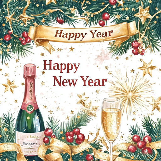 Cheerful Happy New Year'S Pictures Celebration Packs