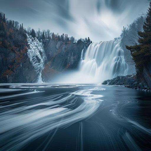 Montmorency Falls, Quebec, smooth water, Erez Marom