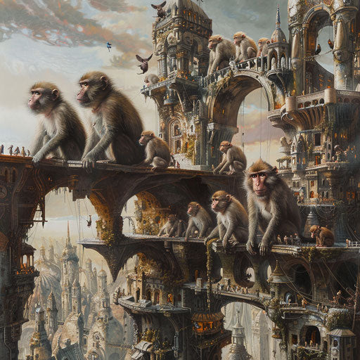 Monkeys in an advanced utopian society