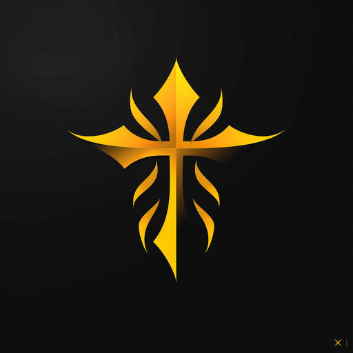 Dynamic church logo with high contrast and a powerful design