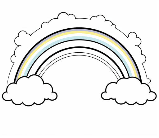 Free rainbow coloring sheets for kids