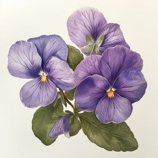 Examples of violet flower