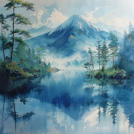 Top-notch painter Japanese painting Mt. Fuji